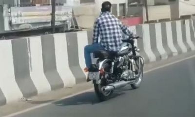 Moradabad: Video Of A Man Performing Stunts On Bike Goes Viral