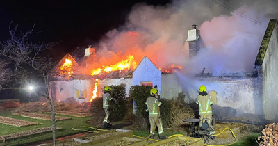 'We lost pretty much everything' - Family escape devastating fire but vow to rebuild 300-year-old thatched cottage