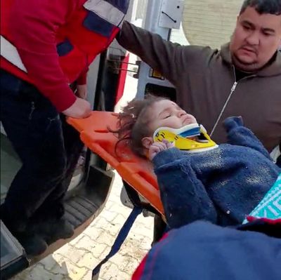 Children among those pulled from destroyed buildings in Turkey