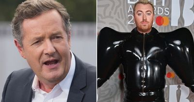 Piers Morgan accuses Sam Smith of being 'over-thirsty for attention' in unusual BRITs outfit