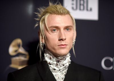 ‘The hair’s cool’: Machine Gun Kelly says he was electrocuted during Super Bowl weekend show