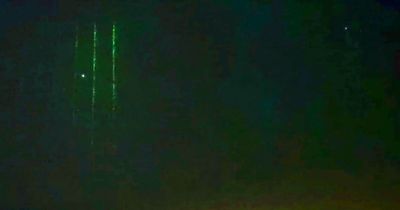 Mystery wall of green LASERS spotted in Hawaii - and China could be behind it