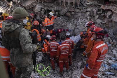 Turkey detains building contractors as quake deaths pass 33,000