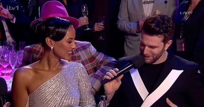 Joel Dommett leaves Maya Jama speechless over x-rated Elton John joke at the BRIT Awards