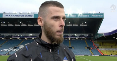 David de Gea praises two Manchester United players after win vs Leeds at Elland Road