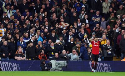 Manchester United and Leeds condemn ‘tragedy chanting’ at Premier League game