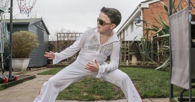 Mum thinks son, 10, is 'UK's biggest Elvis fan' as he sets sights on job as top impersonator