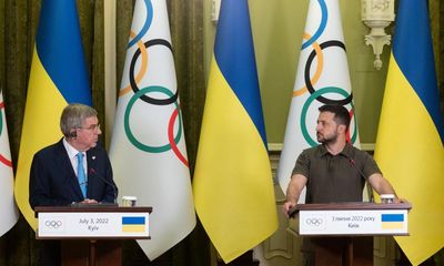 Olympics head rejects Zelenskiy call to ban Russian athletes from Paris Games