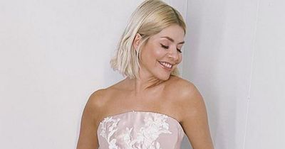 Dancing On Ice's Holly Willoughby labelled a ‘Disney princess’ as she stuns in pink gown