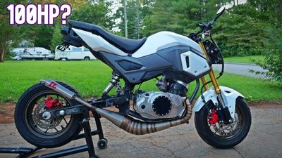 Watch This Guy Swap A 500cc Two-Stroke Motor Into His Honda Grom