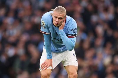 Erling Haaland faces fitness test before Man City’s crucial clash with Arsenal