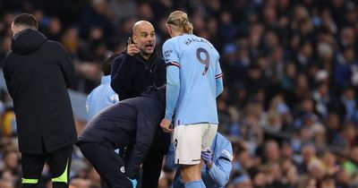 Pep Guardiola provides Erling Haaland injury update as Man City fans' booing explained