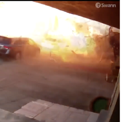 Video captures moment San Francisco house exploded