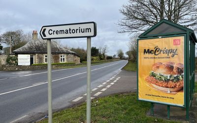 McDonald’s remove ‘tasteless’ McCrispy ad opposite crematorium
