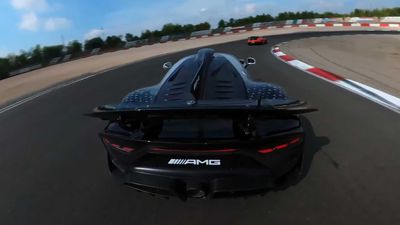 Watch The Mercedes-AMG One PHEV Tackle The Track From Third-Person View