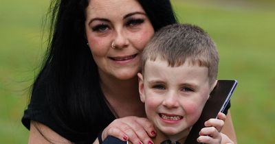 Toddler who called 999 to save mum is recognised for bravery