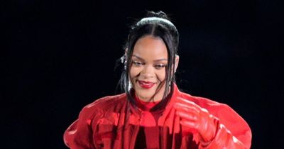Rihanna pregnant with second child as she showcases bump in Super Bowl halftime show