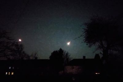 Asteroid streaks through sky above English Channel delighting stargazers