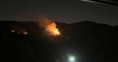 Edinburgh Arthur's Seat: Firefighters continue to tackle wildfire through the night