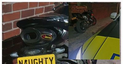 'Naughty boy' biker arrested after 130mph police chase