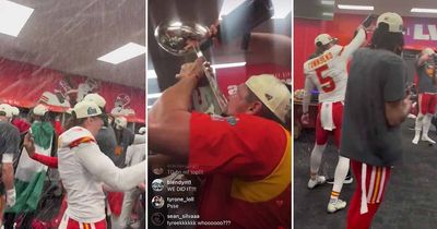 Inside Kansas City Chiefs' Super Bowl party including cheeky Philadelphia Eagles dig