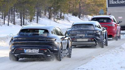 Porsche Taycan Facelift Spied In Standard, Sport Turismo, And Cross Turismo Trims