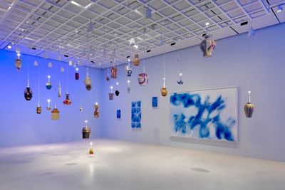 Oliver Beer, Albion Waves at the London Mithraeum Bloomberg Space review: pots of magic