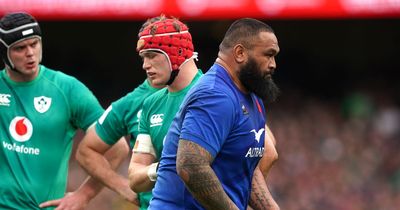 France prop Uini Atonio cited for high tackle on Rob Herring during Ireland's Six Nations win