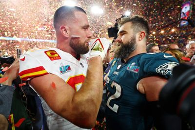 Jason Kelce congratulated his brother Travis on Chiefs Super Bowl win with a perfect, NSFW phrase