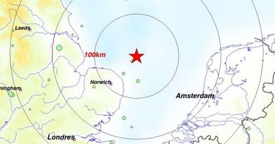 Norfolk earthquake as 3.7 magnitude tremor strikes off UK coast