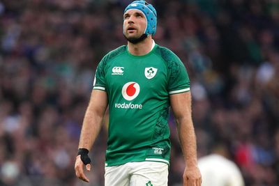 Ireland face anxious wait to determine extent of Tadhg Beirne’s leg injury