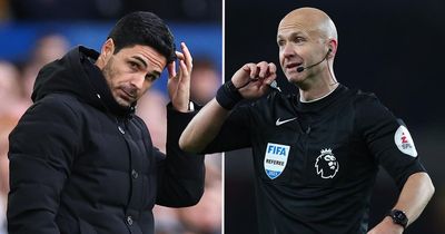 Mikel Arteta has already made feelings clear on referee Anthony Taylor ahead of Man City