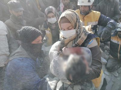 ‘Digging with my bare hands’: A White Helmet’s Syria quake story