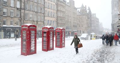 Snow to hit Edinburgh with new map showing 'sudden rapid freeze'