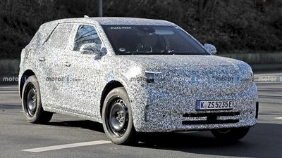 Ford Electric Crossover Tries To Hide Boxy Design In New Spy Photos