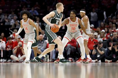 WATCH: Joey Hauser talks to Clark Kellogg following big road win