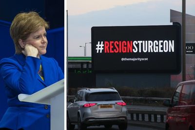 Unionists launch billboard campaign demanding Nicola Sturgeon's resignation