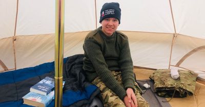 Kind-hearted Scots teen sleeping in tent for 100 nights to raise cash for homeless veterans