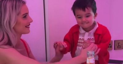 Helen Flanagan takes son on super-cute Valentine date in matching red outfits before 'chaos'