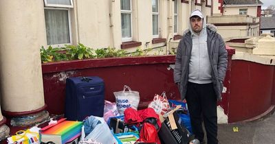 Couple left 'freezing' on church steps after being 'evicted over mould row'