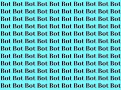 Optical illusion: Can you find the word 'bat' in under 6 seconds?