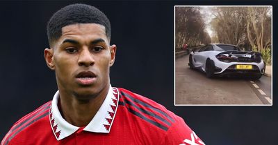 Marcus Rashford left "completely unaware" by remarkable personalised plates mix-up