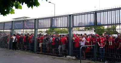 LFC fans protected each other as French police nowhere to be seen