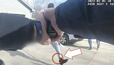 Bodycam footage shows knife-wielding suspect charge toward Aurora police officers