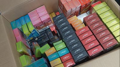 Illegal tobacco, nicotine vapes allegedly seized in police raids at Airlie Beach, Mackay