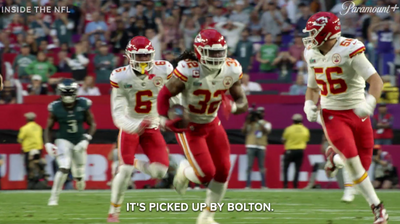 Mics picked up Patrick Mahomes hyping up Nick Bolton after game-altering Super Bowl touchdown