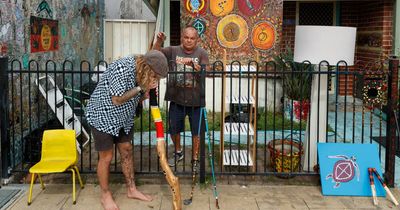 'It's a sad day here in Carrington': Council paints over Indigenous elder Uncle Billy Lamb's art
