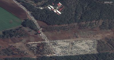 Satellite images show mass graves being assembled for victims of earthquakes in Turkey
