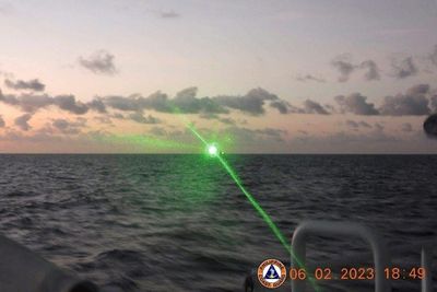 Philippines condemns China's 'aggressive' laser use against ship