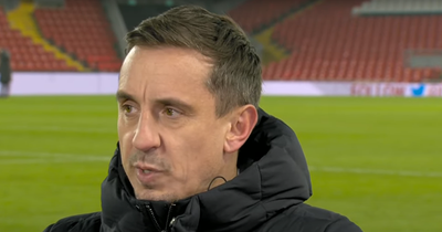 Gary Neville sends brutal message to Sean Dyche with angry reaction to Everton manager